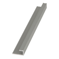 James Hardie 304500 HardieGlaze 6mm Cap Aluminium Naturally Anodised 2700mm