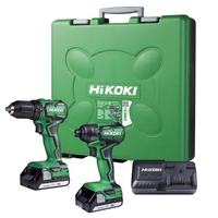 Hikoki 18V Brushless Compact Driver Drill And Impact Driver Kit 1