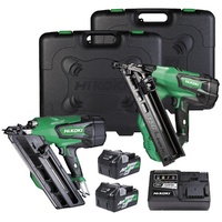 Hikoki 18V Gasless Framing Nailer And 15GA Finishing Gun Kit