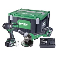 Hikoki 36V Brushless- Impact Wrench - Angle Grinder Kit 1