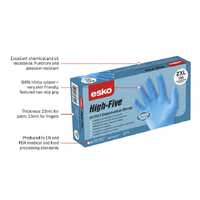 HIGH FIVE SensorTouch Disposable Nitrile Glove, Box 100, Size Large