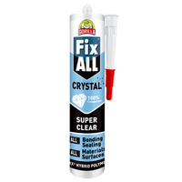 Soudal Gorilla Fixall Crystal Sealant Adhesive 300g Cartridge