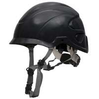 Nexus HeightMaster Black Ratchet Adj Vented Helmet + 4 Point Chin Strap + Impact Liner