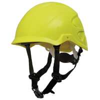 Nexus Core PLUS, Ratchet Adj Vented Helmet with SecurePlus Chinstrap-Hi-Vis Yellow