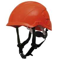 Nexus SecurePlus HiVis Orange Ratchet Adj Non-Vented Helmet + SecurePlus Chinstrap