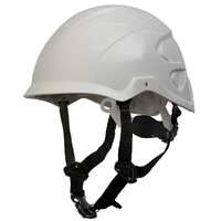 Nexus SecurePlus White Ratchet Adj Non-Vented Helmet + SecurePlus Chinstrap