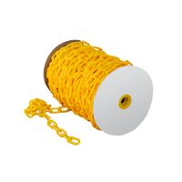 Plastic Chain Yellow 25m x 8mm