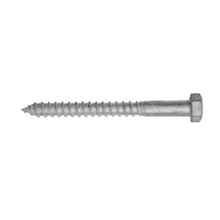 Coach Screw M12 x 75mm Galvanised