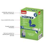 Vortex Earplugs TPR Uncorded Class 4,  50 pairs Dispenser box