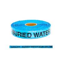 Wavelay Detectatape - Danger Buried WATER Main Below 50MM x 250M (Blue)