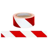 ESKO FLOOR TAPE RED/WHITE 50MM X 33M