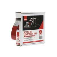 ESKO Premium Conspicuity Tape, ECE 104 Certified, 50MM x 45.72M - Red/ White