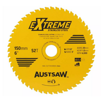 Austsaw Extreme Stainless Steel Blade 150mm x 52T