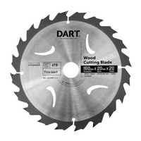 DART Timber Blade 160mm 20T 20mm Bore