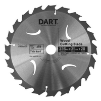 DART Timber Blade 235mm 20T 25mm Bore