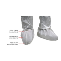 TITAN Polypropylene Shoe Cover with Non-slip Coating, WhiteSold in Pairs