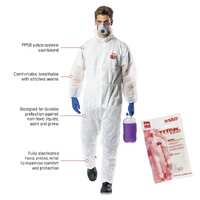 TITAN 220 PPSB Disposable Polypropylene Coverall CE CAT 1, Size 2XL
