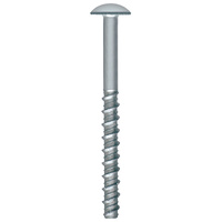 Tecfi Concrete Screw 6mm x 120mm Mushroom Head T30 Geomet 50 Pack 