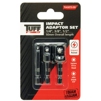 TUFF Impact Adaptor Set 1/2 3/8 1/4 x 50mm