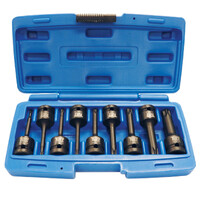 TUFF 9 Piece 1/2 Impact Torx Socket Set TX20, 25, 27, 30, 40, 45, 50, 55, 60mm