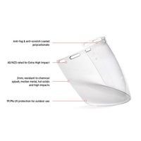 TUFF-SHIELD CLEAR - Visors to suit TS-BG & HHBGE 