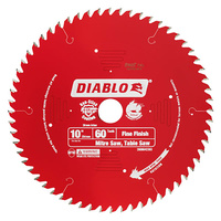 Diablo 2608642393 Fine Finish Circular Saw Blade 10" 254mm 60T 