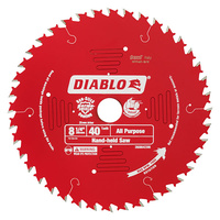 Diablo 2608642398 All Purpose Circular Saw Blade 8 1/4" 209mm 40T 