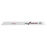 Bosch 2608654981 S 1122 VF Flexible for Wood and Metal Reciprocating Saw Blades 225 x 19 x .9 10-14TPI