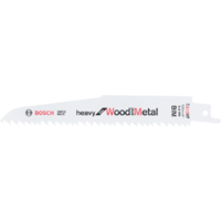 Bosch 2608657608 S 610 VF Heavy for Wood and Metal Reciprocating Saw Blades 150 x 22 x 1.6 5/8TPI 