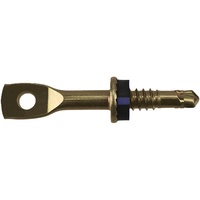 Purlin Eye Screw Zinc  12g x 77mm (100pk) (for timber)
