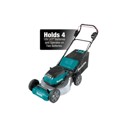 Makita 18Vx2 36V LXT Brushless 530mm Metal Deck Lawn Mower With 5.0Ah Kit GFC Fasteners Constr