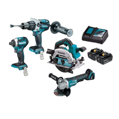 Makita 18V LXT Brushless 4 Piece Combo Kit GFC Fasteners Construction Products