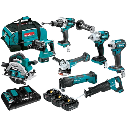 Makita 18V LXT Brushless 8 Piece Combo Kit