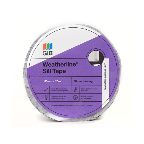 Gib Weatherline Sill Tape 150mm x 20m | GFC Fasteners & Construction ...